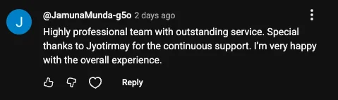 Customer Review Screenshot 1