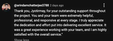 Customer Review Screenshot 2
